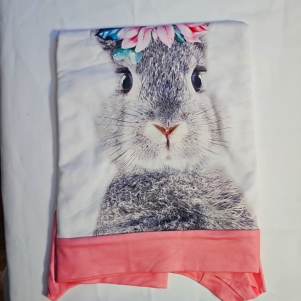 XL women's Easter bunny pink sweat shirt